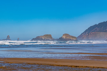 Fototapeta na wymiar Beach in the Pacific Northwest