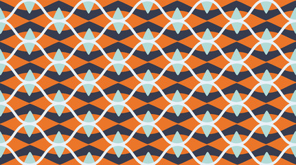 Seamless pattern geometric. Delicate beautiful ornament. Geometric fashion fabric print. 
Seamless vector pattern.