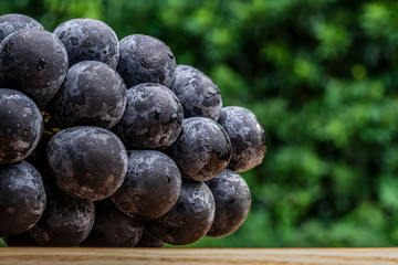Japanese grape. Summer taste.