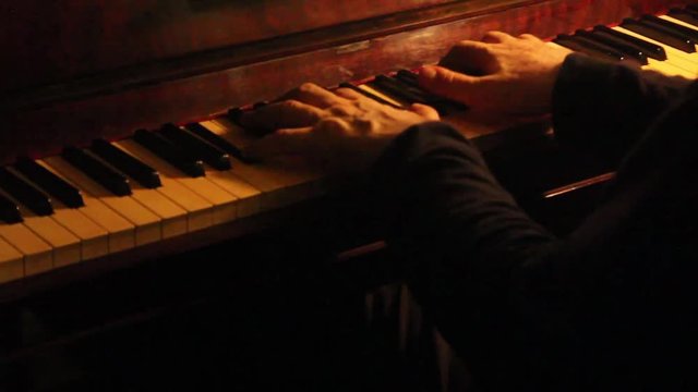 Piano in the dark