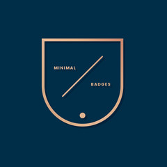 Simple minimal badge