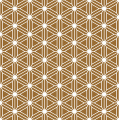 Seamless pattern based on Japanese ornament Kumiko