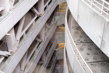 Obraz premium car park in chiba, japan