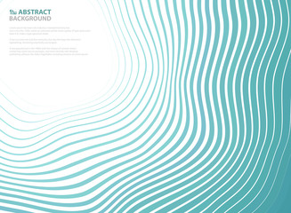 Abstract sea waves pattern circle of cover presentation background. You can use for ad, poster, cover design, travelling campaign, annual report.