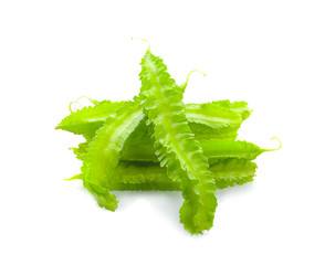 winged bean on white background