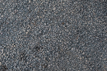 Crushed rock Different shapes and sizes for blackground