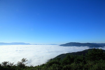 青空と雲海