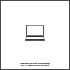 Realistic computer monitor, TV LSD. Various modern electronic gadget  illustration on white isolated background. Layers grouped for easy editing illustration. For your design.