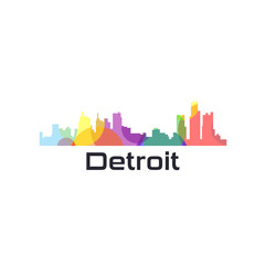 Obraz premium Colorful Town Vector of USA