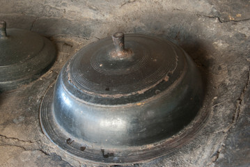 Korean traditional caldron made of cast iron
