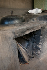 Korean traditional caldron made of cast iron