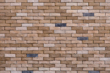 Brown stone brick wall