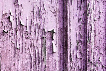Obraz premium Peeling paint on a wooden surface background