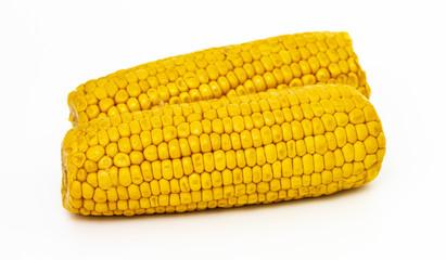 Yellow corncobs