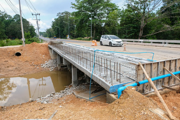 Road repair bridge.