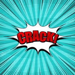 Comic page turquoise concept