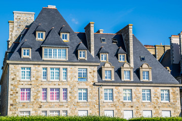 Fototapeta na wymiar Saint-Malo intra-muros, Ille-et-Vilaine, Bretagne, France.