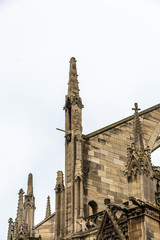 Fototapeta na wymiar Notre-Dame de Paris exterior