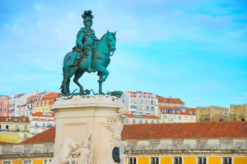 equestrian statue King Jose Lisbon