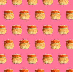 Orange Pumpkins patterned