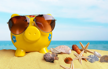 Summer piggy bank