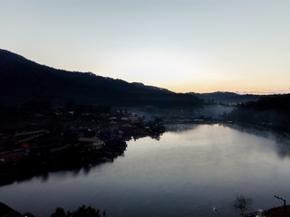 Ponds and villages and beautiful views