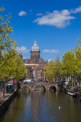 Fototapeta na wymiar Amsterdam cityscape - Netherlands