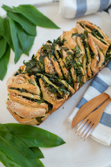 Wild Garlic Pull Apart Bread