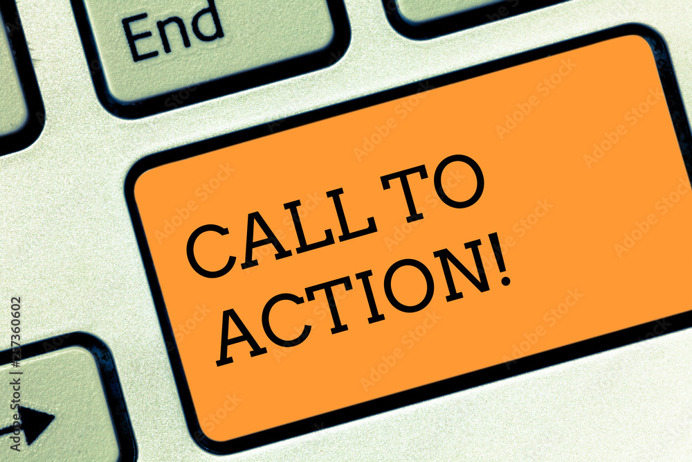 Poster text sign showing call to action. business photo text most important part of online digital marketin