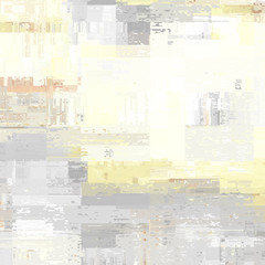 Fototapeta premium Vector image with imitation of grunge datamoshing texture.