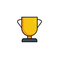 trophy icon vector illustration