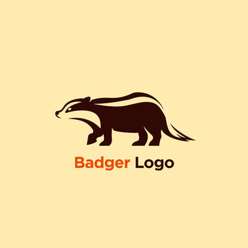 vector illustration badger logo designs