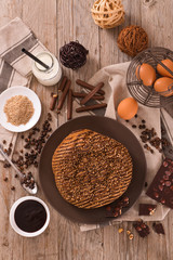 Chocolate coffee cake.