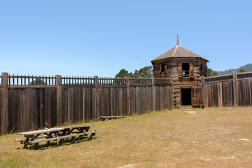 Fototapeta na wymiar Fort Ross State Historic Park, California