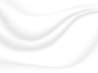 White silk fabric background smooth texture background 