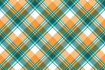 Orange diagonal fabric texture seamless pattern