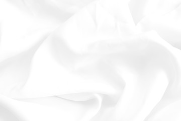 The background of the white fabric that is wavy – Image       