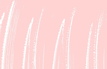 Grunge texture. Distress pink rough trace. Fascina