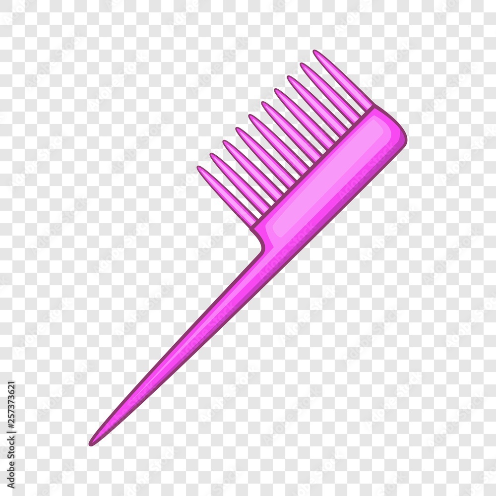 Poster comb icon in cartoon style isolated on background for any web design