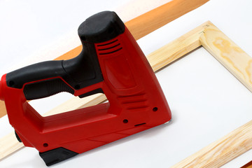 electric hammer and canvas