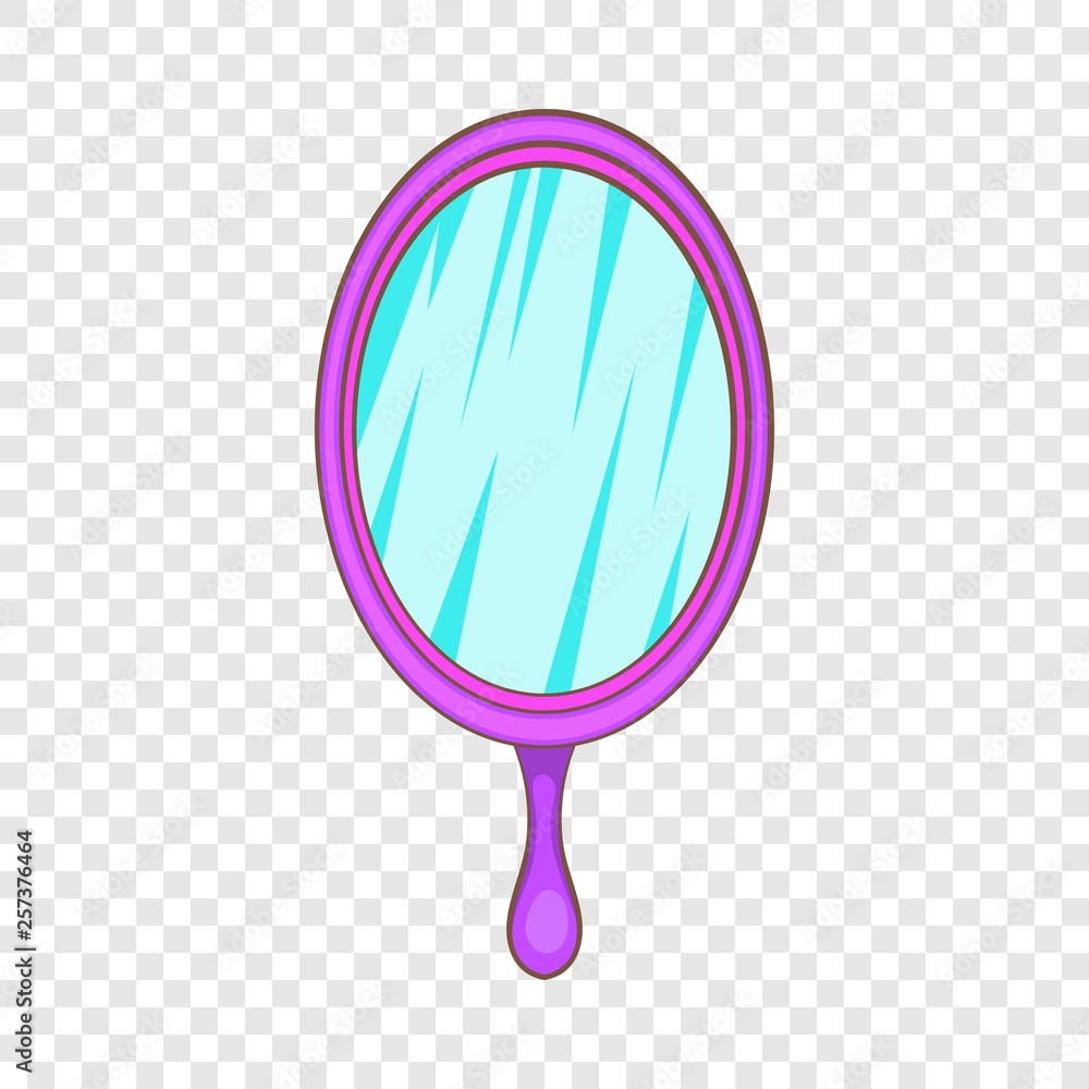 Poster mirror icon in cartoon style isolated on background for any web design