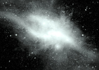 galaxy in a free space