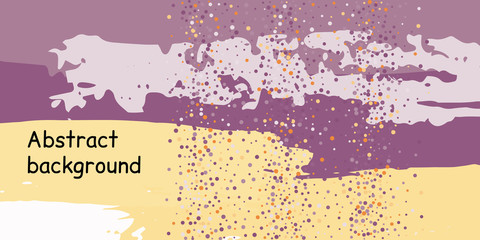 Confetti dots on a striped background