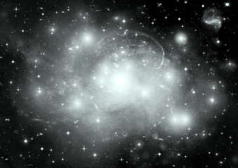 Fototapeta premium galaxy in a free space