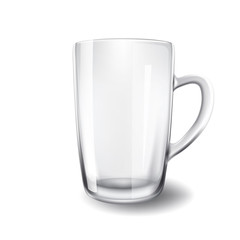 Empty glass isolated