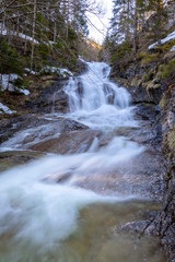 cascades near wildalpen on river salza,styria,austria