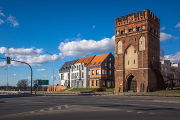 Fototapeta premium Mariacka Gate in Malbork, Pomorskie, Poland