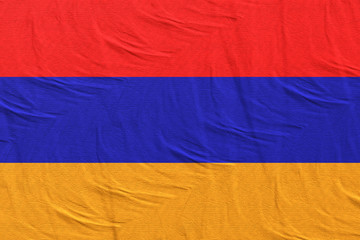 Armenia flag waving
