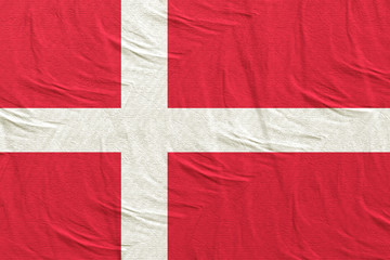 Denmark flag waving