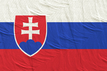 Slovakia flag waving